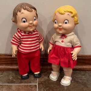 Vintage Campbell soup kids dolls